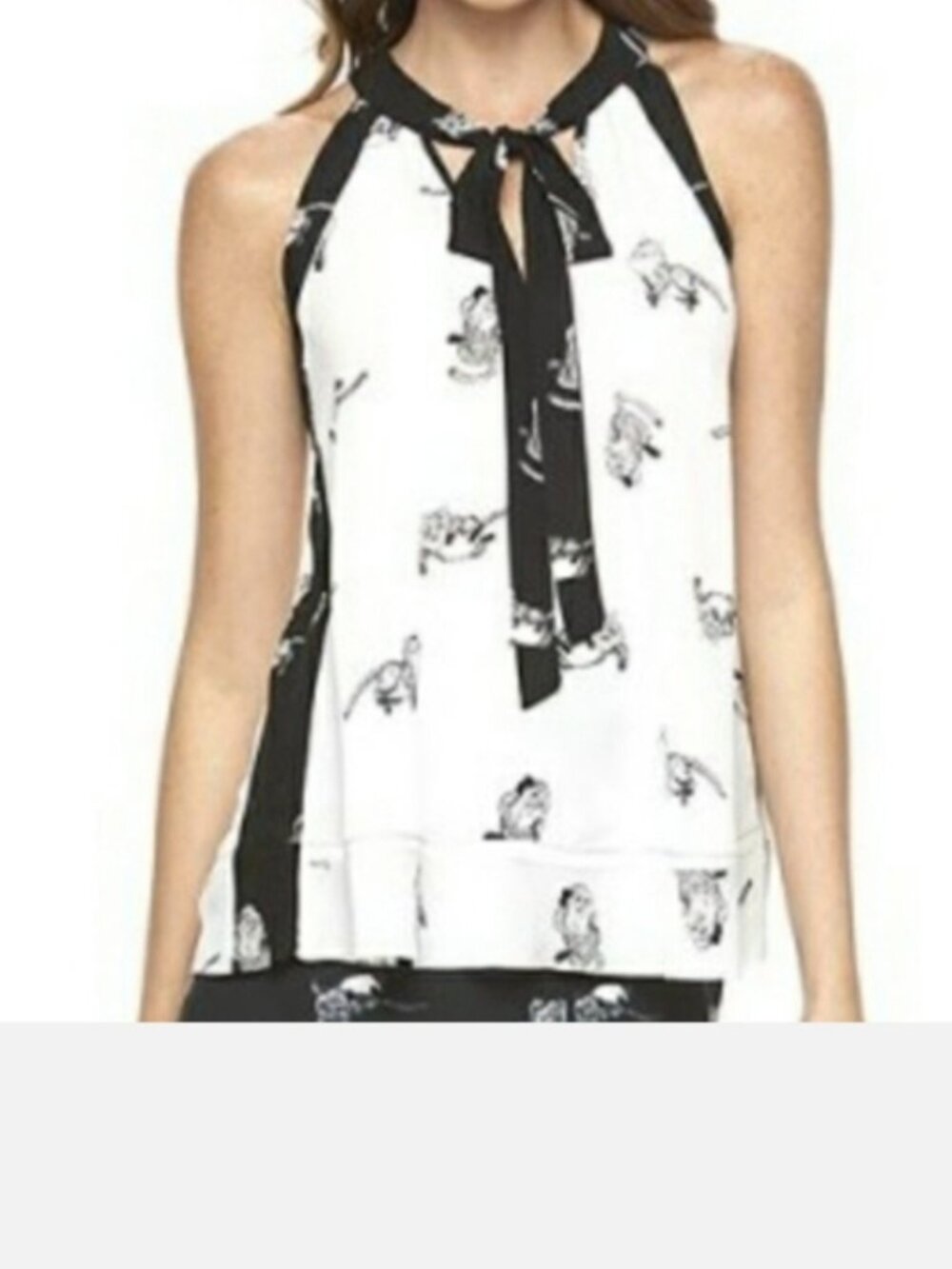 Disney’s X Colleen Atwood Cheshire Cat Sleeveless Blouse Large